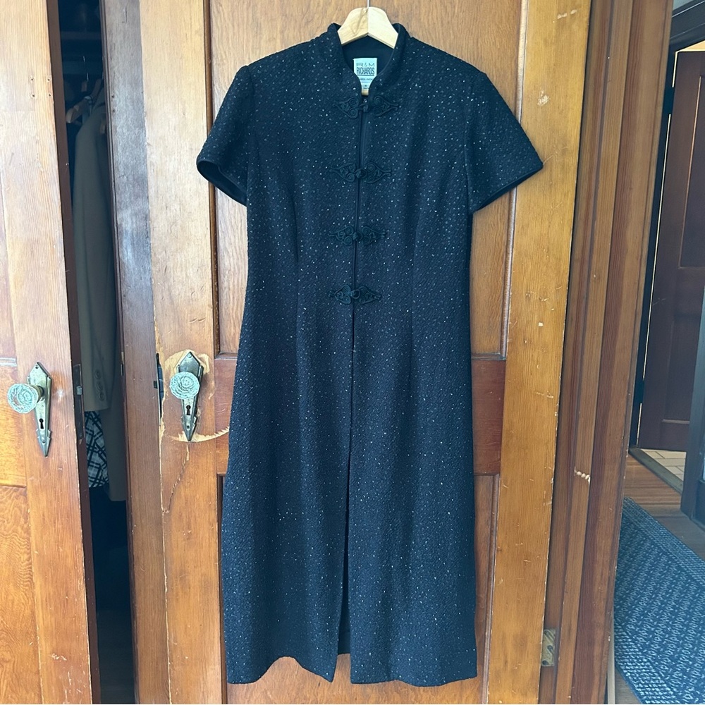 Black kimono style dress